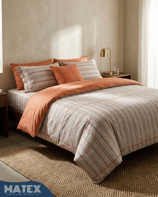 RigidMain Bed Set 100% Cotton 220TC