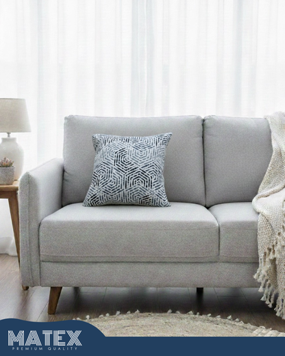 Boho Blueish Pattern Decor Cushion 45x45cm