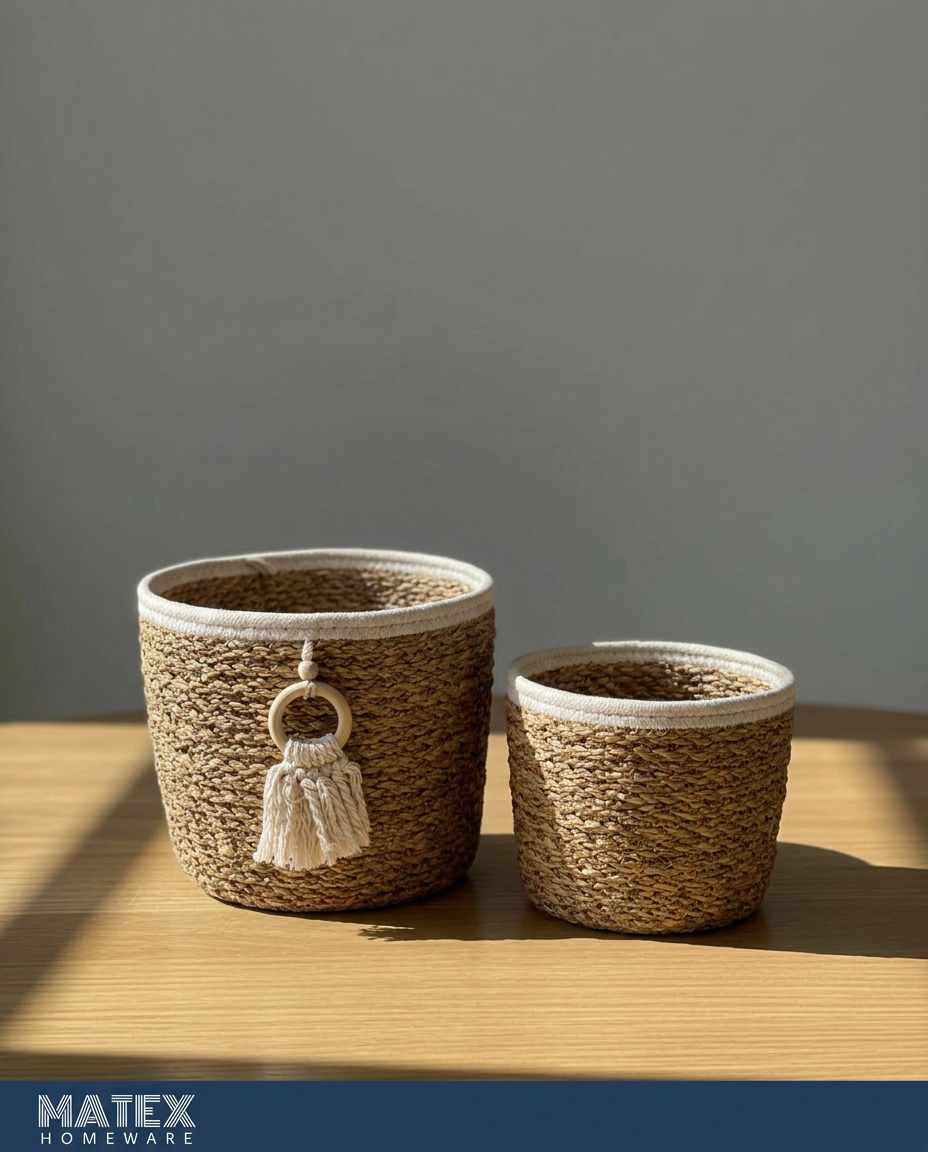 BohoNest Woven Basket Set
