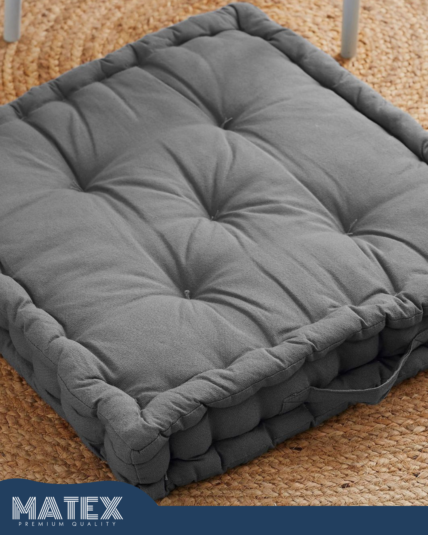 Solid Floor Cushion - 50x50 cm
