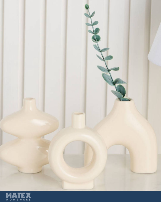 Decorative 3-Piece Vase Set