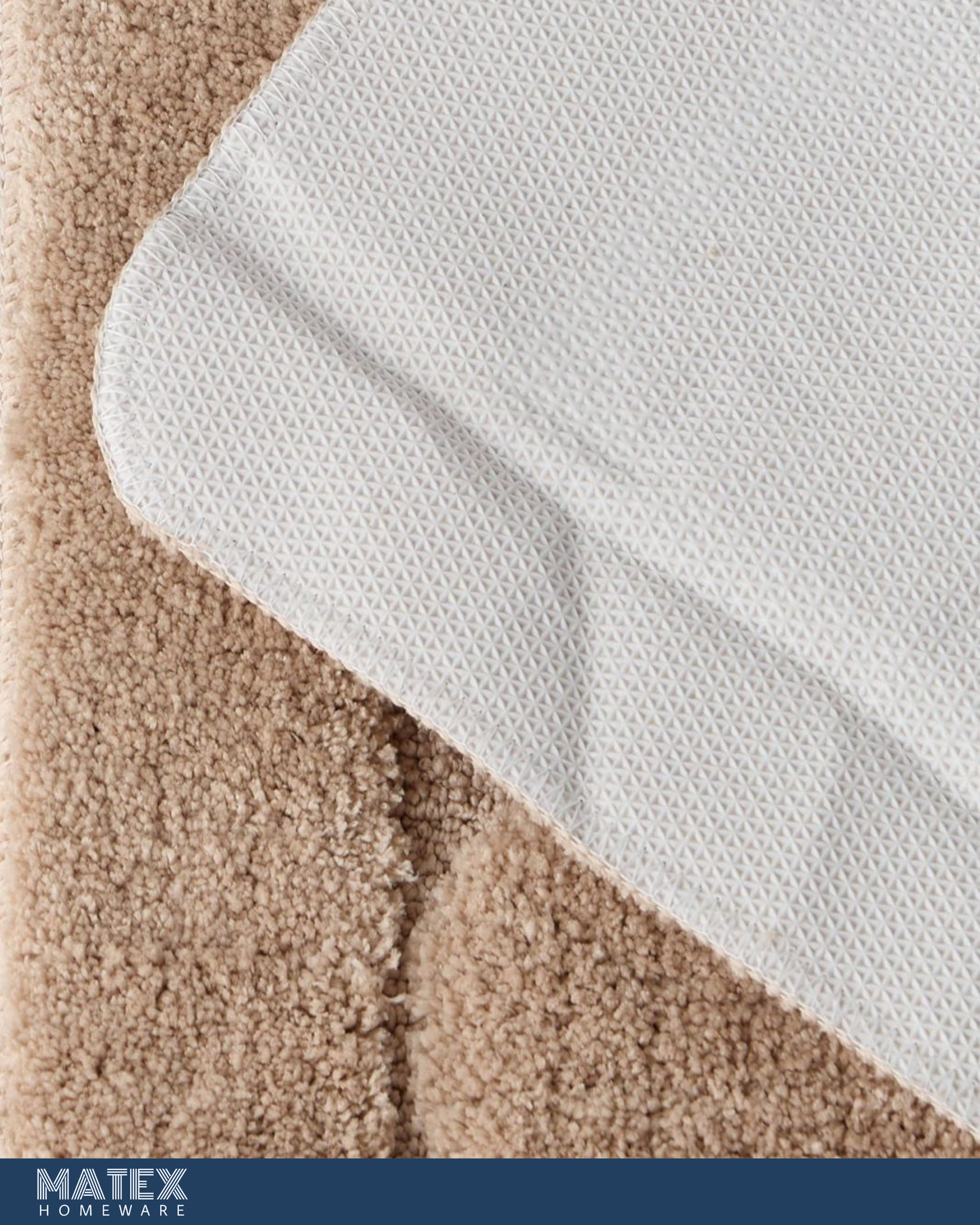 Textured Bath Mat - 80x50 cm Color Cream