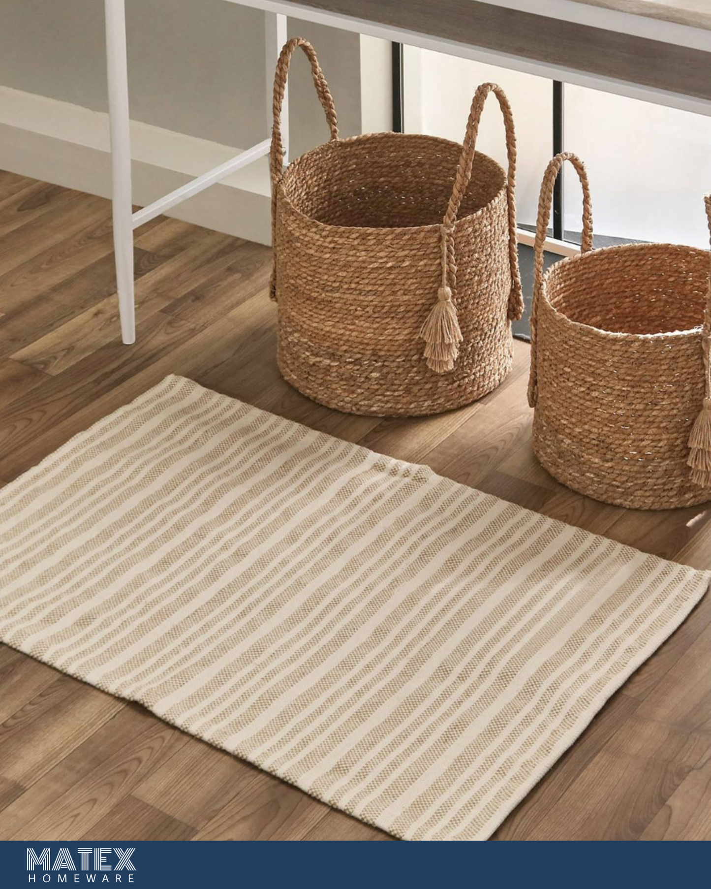 Terreno Jute Cotton Dhurrie - 60x90 cm