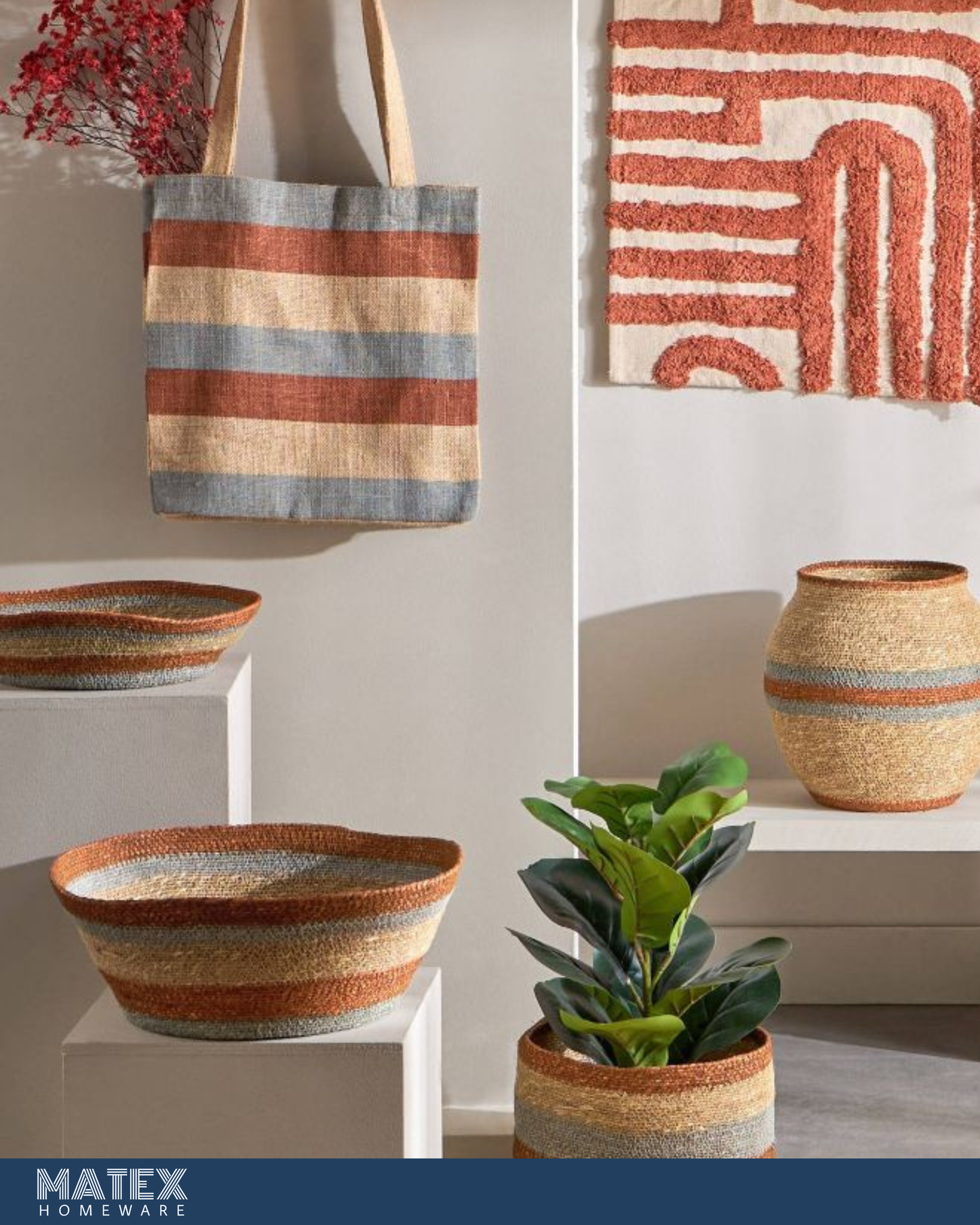 Storage Basket -35x35x10 cm