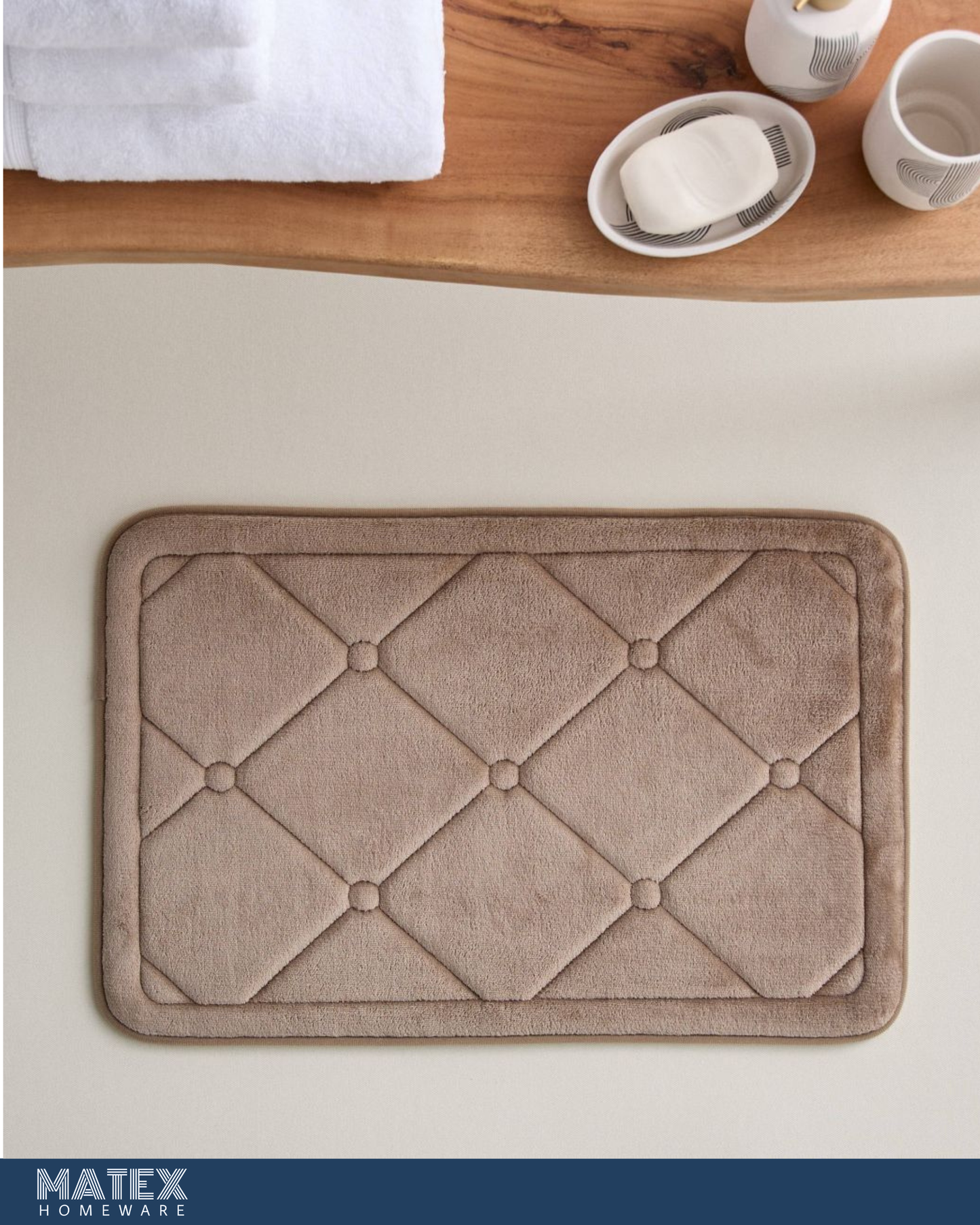 Memory Foam Bathmat - 40x60 cm