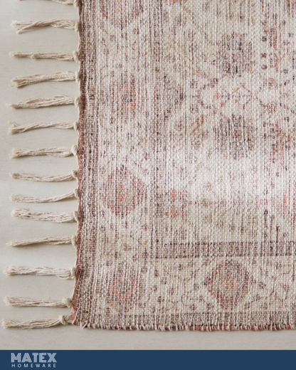 Handmade Printed Dhurrie - 60x90 cm