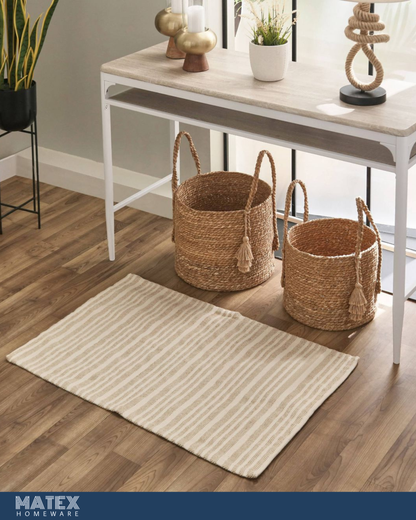 Terreno Jute Cotton Dhurrie - 60x90 cm