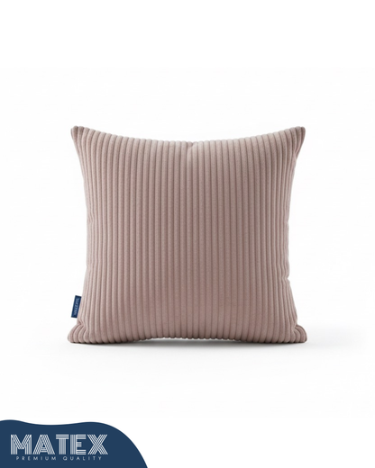 Valeria DustyRose Furr Pattern Decor Cushion 45x45cm