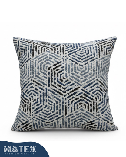 Boho Blueish Pattern Decor Cushion 45x45cm