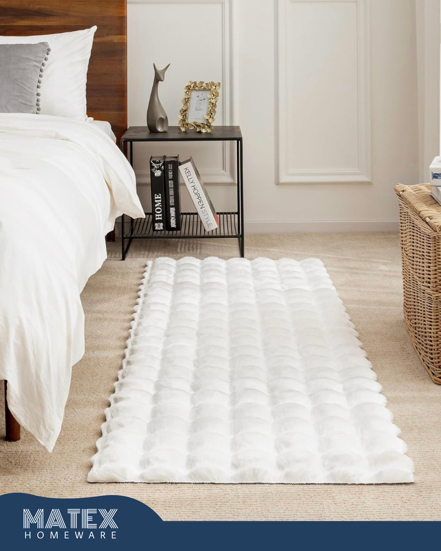 Bubble Fur Rug Runner 80x200cm