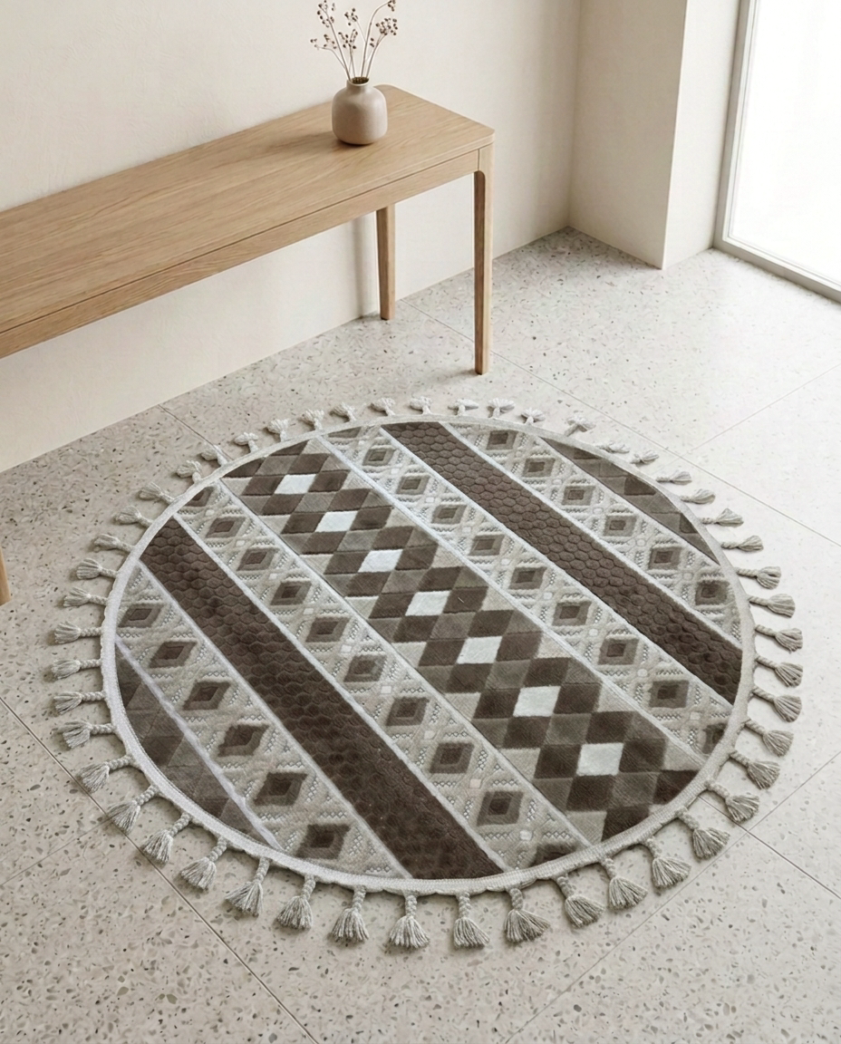 MATEX Desert Mosaic Round Rug