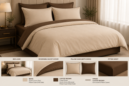 Desert Mocha SoftBlend – Reversible Bed Set