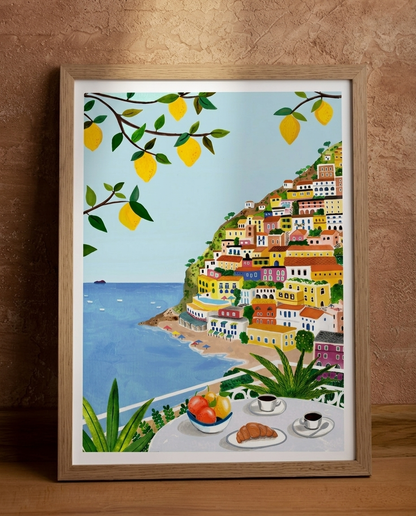MATEX Framed Wall Art – Amalfi Morning Terrace
