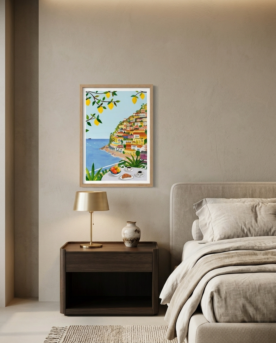 MATEX Framed Wall Art – Amalfi Morning Terrace