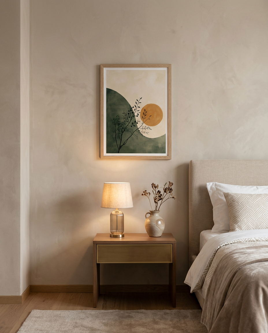 MATEX Framed Wall Art – Sage Horizon