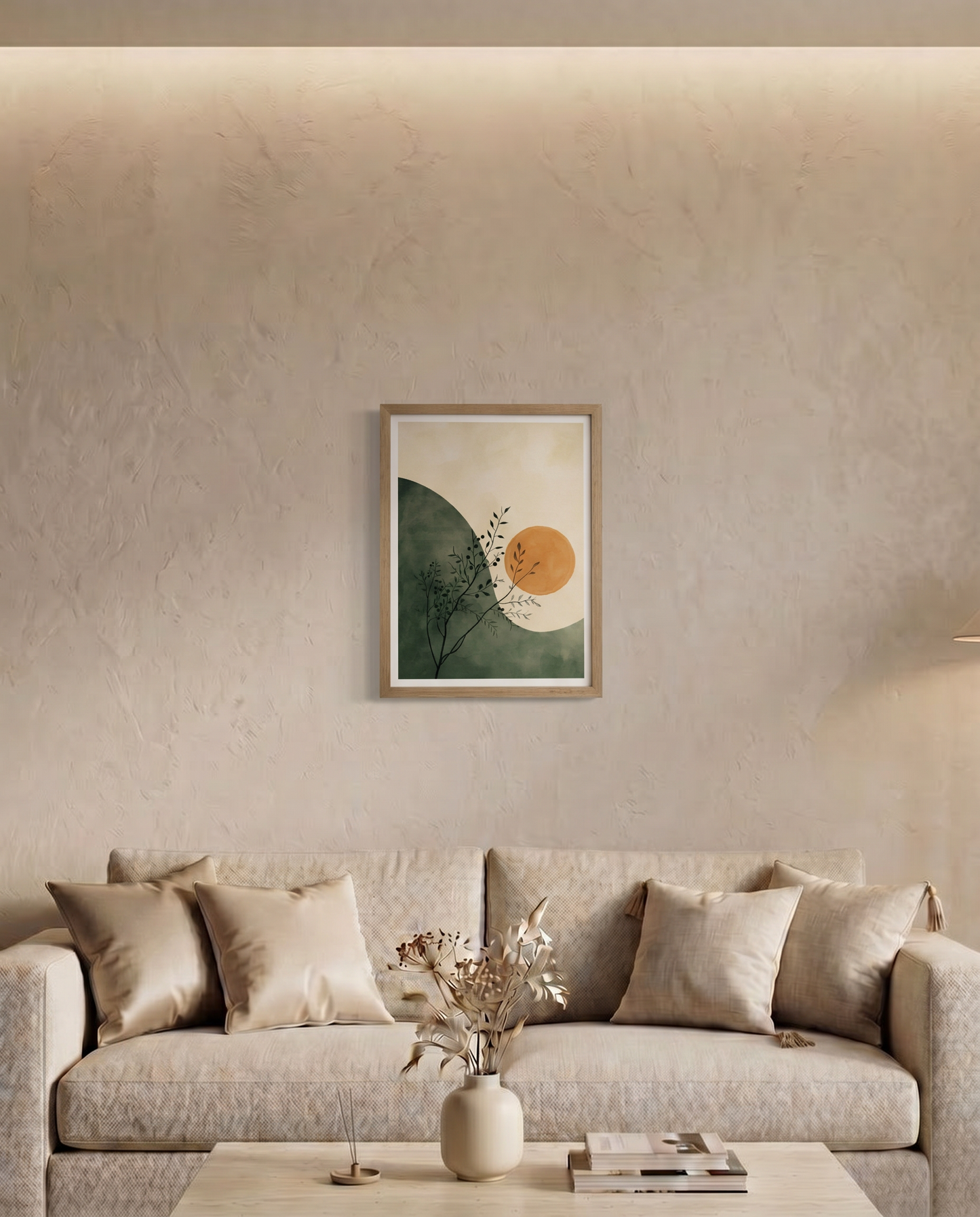 MATEX Framed Wall Art – Sage Horizon