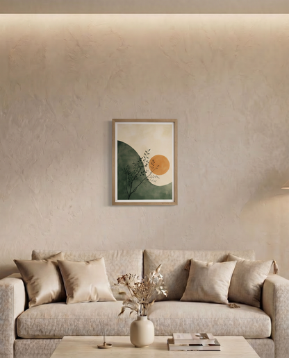 MATEX Framed Wall Art – Sage Horizon