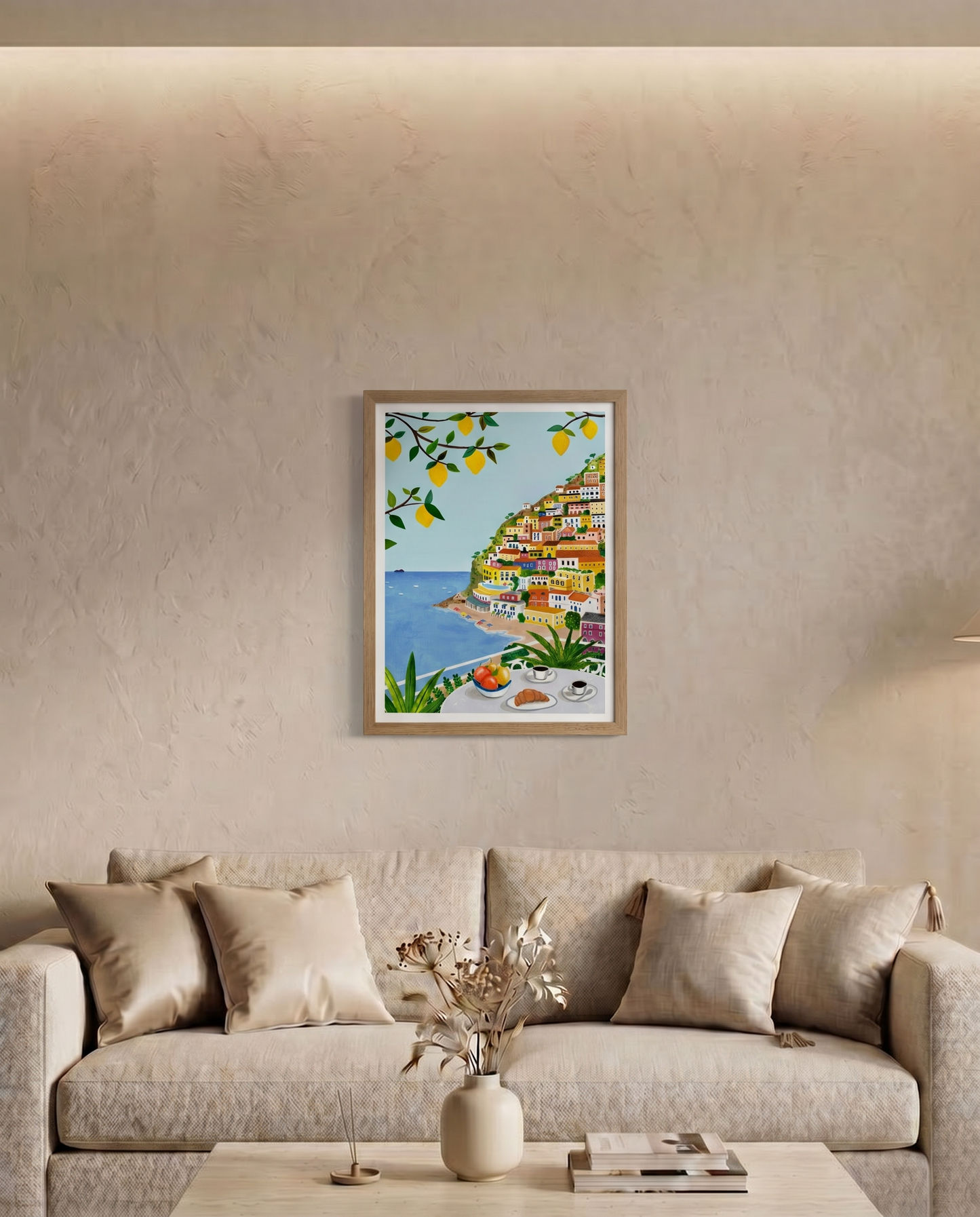 MATEX Framed Wall Art – Amalfi Morning Terrace