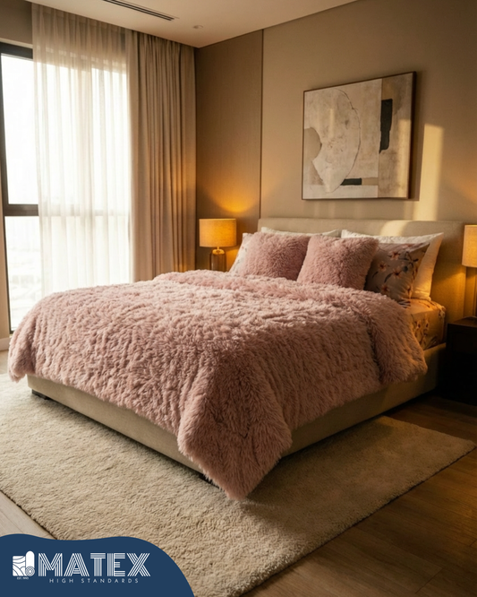 Single Cloud PalePink FluffyLuxe Comforter (2pcs)