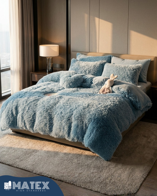 Single Cloud Blue FluffyLuxe Comforter (2pcs)