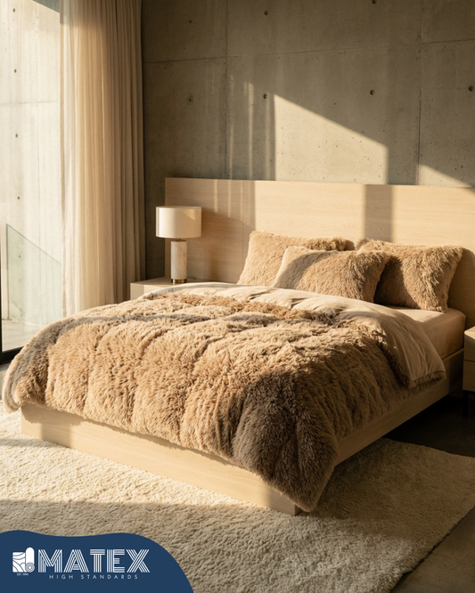 Single Cloud Beige FluffyLuxe Comforter (2pcs)