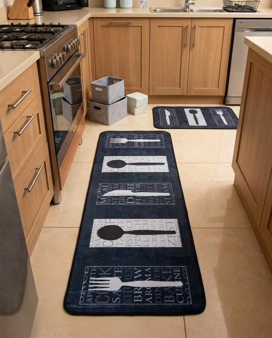 Home Kitchen Rug Set (2pcs)