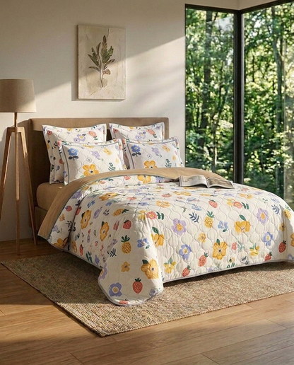 Bloomy Pure Cotton Coverlet