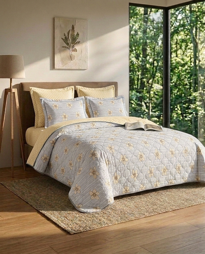 Fleuria Pure Cotton Coverlet
