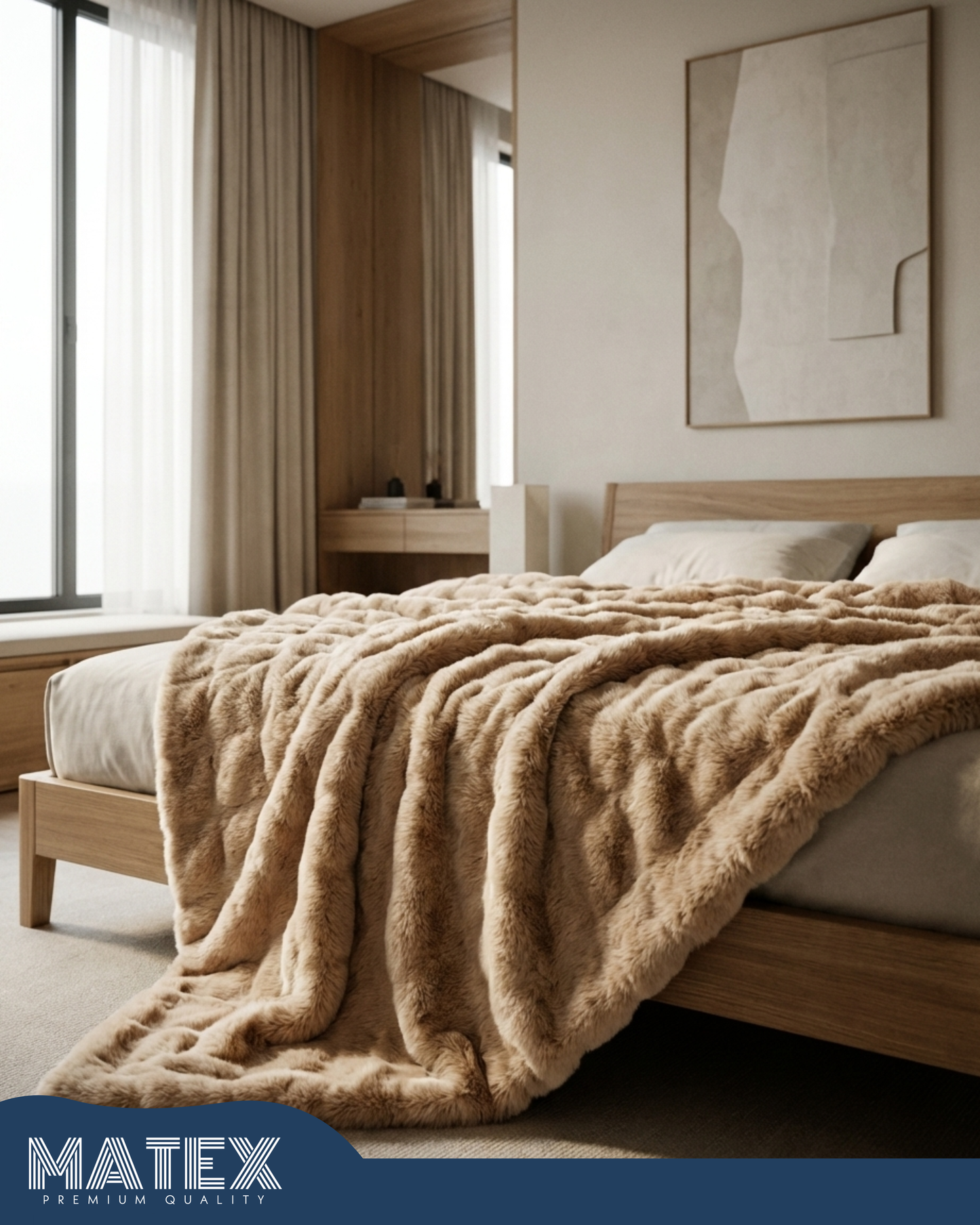 CuddleCloud™ – Luxe Bubble Fur Blanket