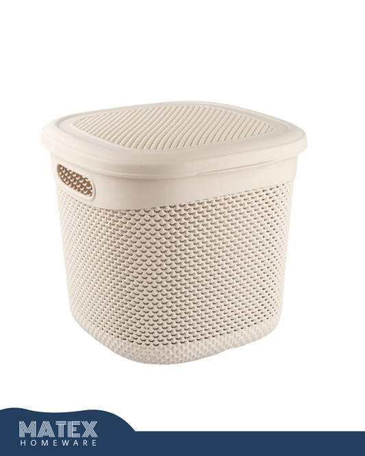 Storage Square Basket - With Lid 15 Liters