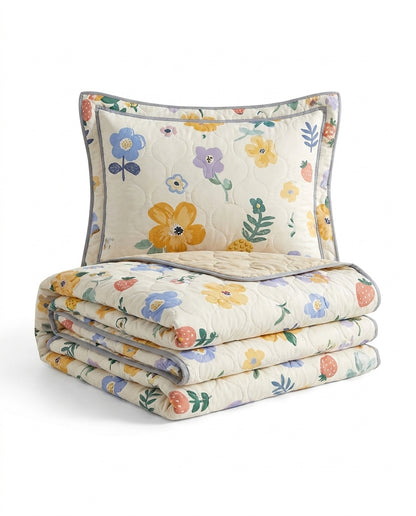 Bloomy Pure Cotton Coverlet