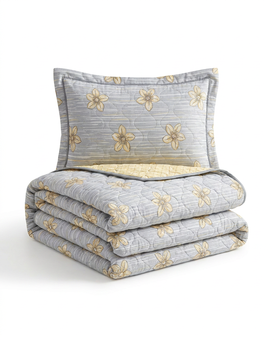 Fleuria Pure Cotton Coverlet