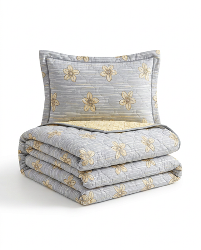 Fleuria Pure Cotton Coverlet