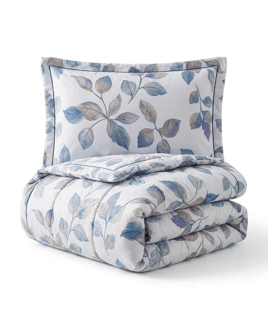 BlueLeaf Cotton All-Season Comforter Set