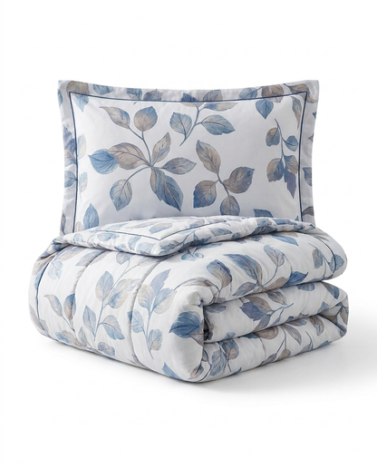 BlueLeaf Cotton All-Season Comforter Set