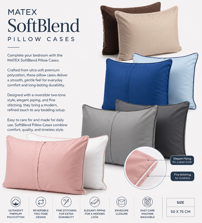 Double Face SoftBlend – Pillow Cases (2pcs)