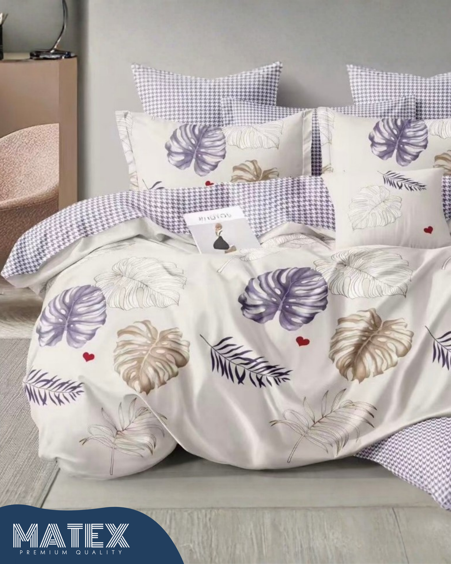 Single size minimalFeather Bed set 130 GSM (3 pcs)