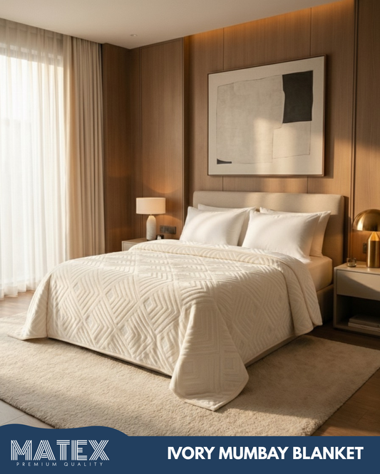 Mumbay Blanket | 220x240  Embossed Mohair