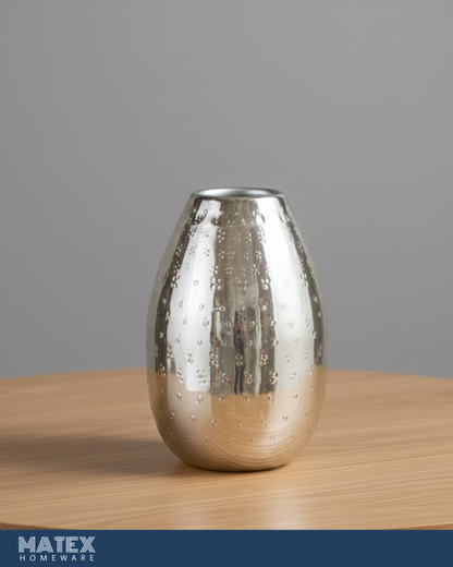 Metal Etched Vase