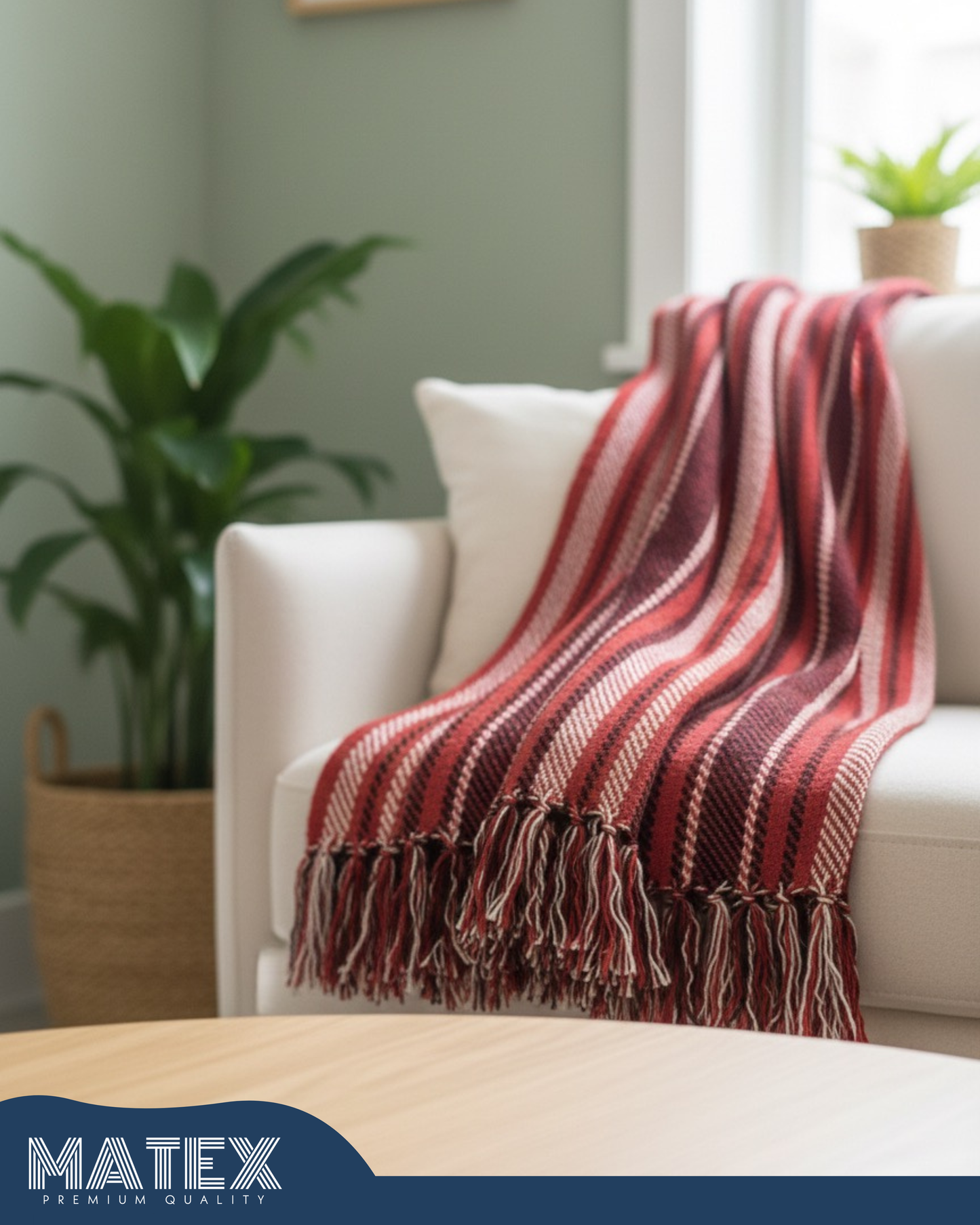 Lapghan Decor Throw Blanket - Brick