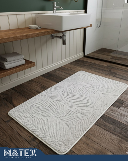 Decorative Leaf Rug - 80x50 cm