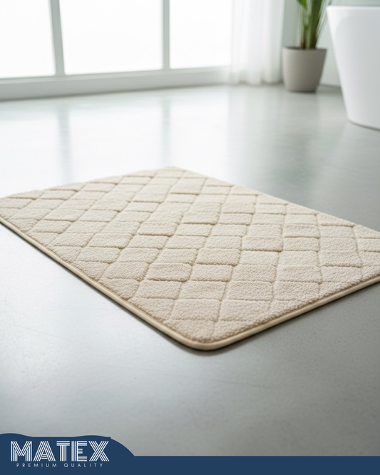 Decorative Rabbit Fur Rug - 80x50 cm