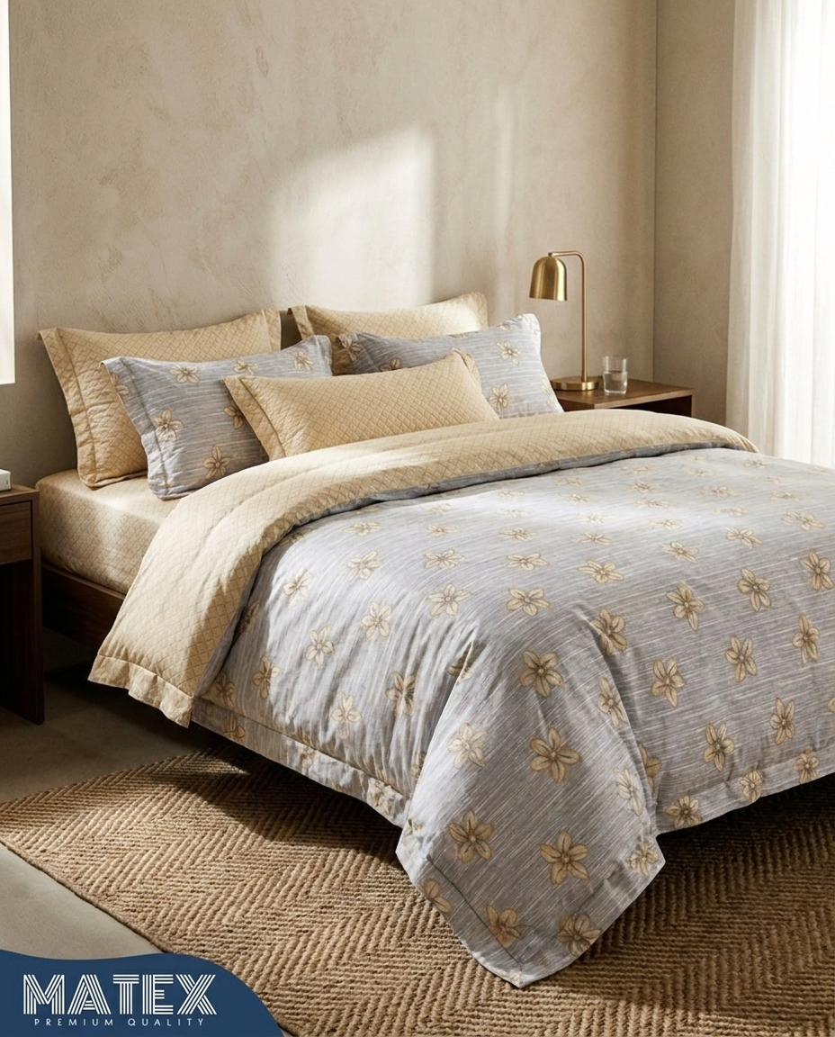 Fleuria Bed Set 100% Cotton 220TC