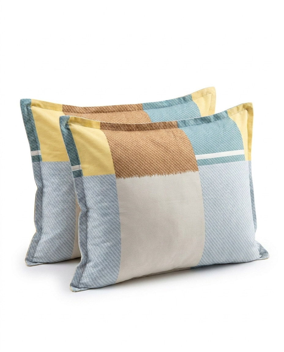 Formy Home Cotton 220TC Pillow Case  - Envelope Enclosure - 2 Pack