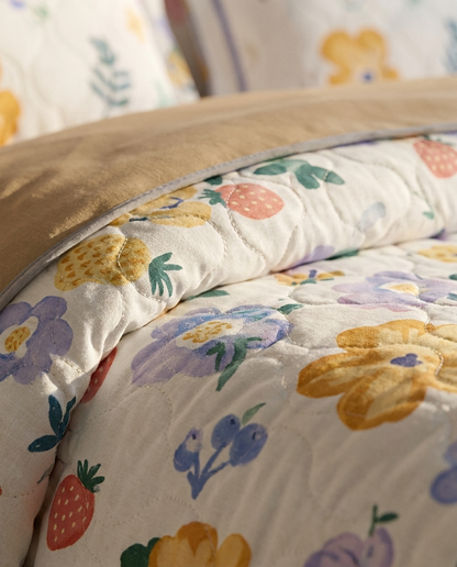 Bloomy Pure Cotton Coverlet