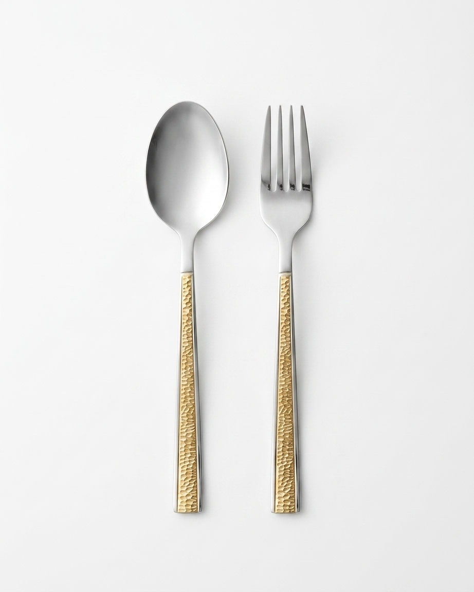 Aurelia Hammered Gold 12-Piece Dining Set