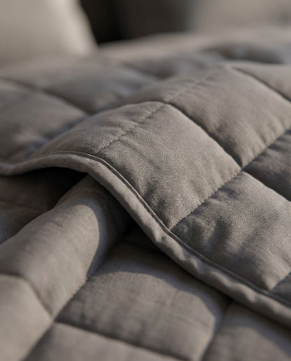 SoftBlend Coverlet – Charcoal (Full Set)