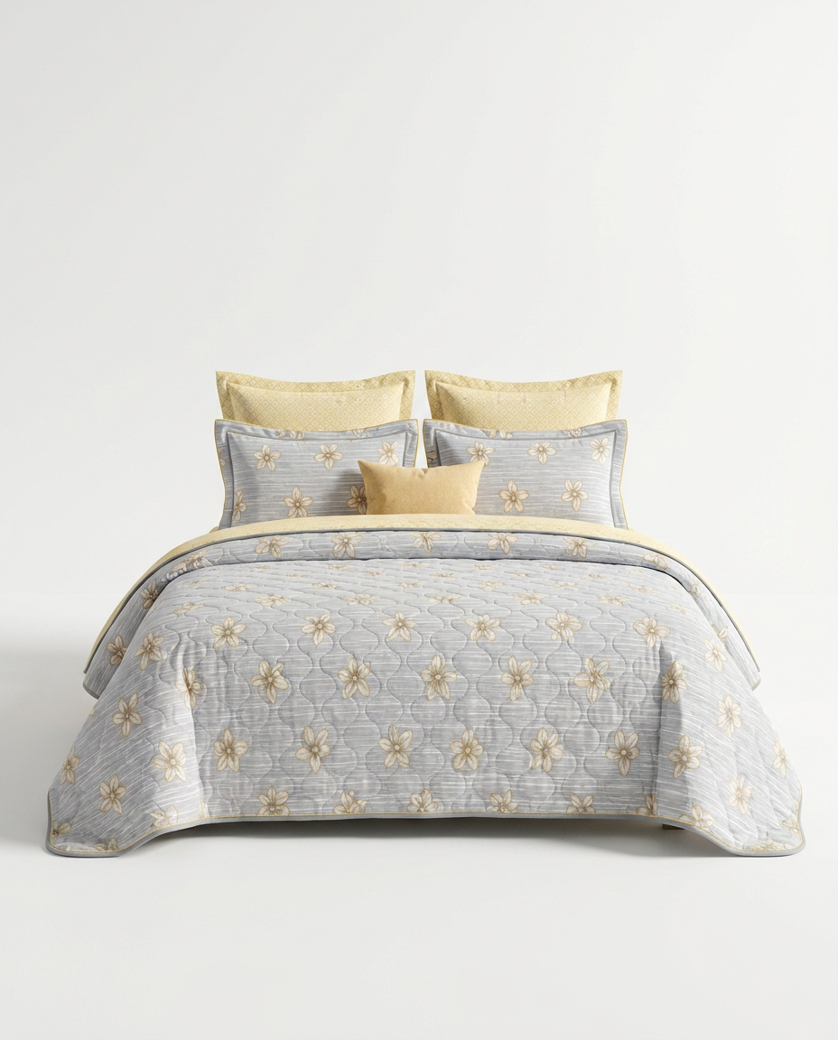 Fleuria Pure Cotton Coverlet