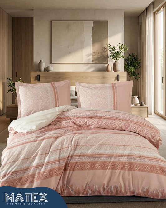 Double Size Ranforce Vintage Nera 100% Cotton Bed Set