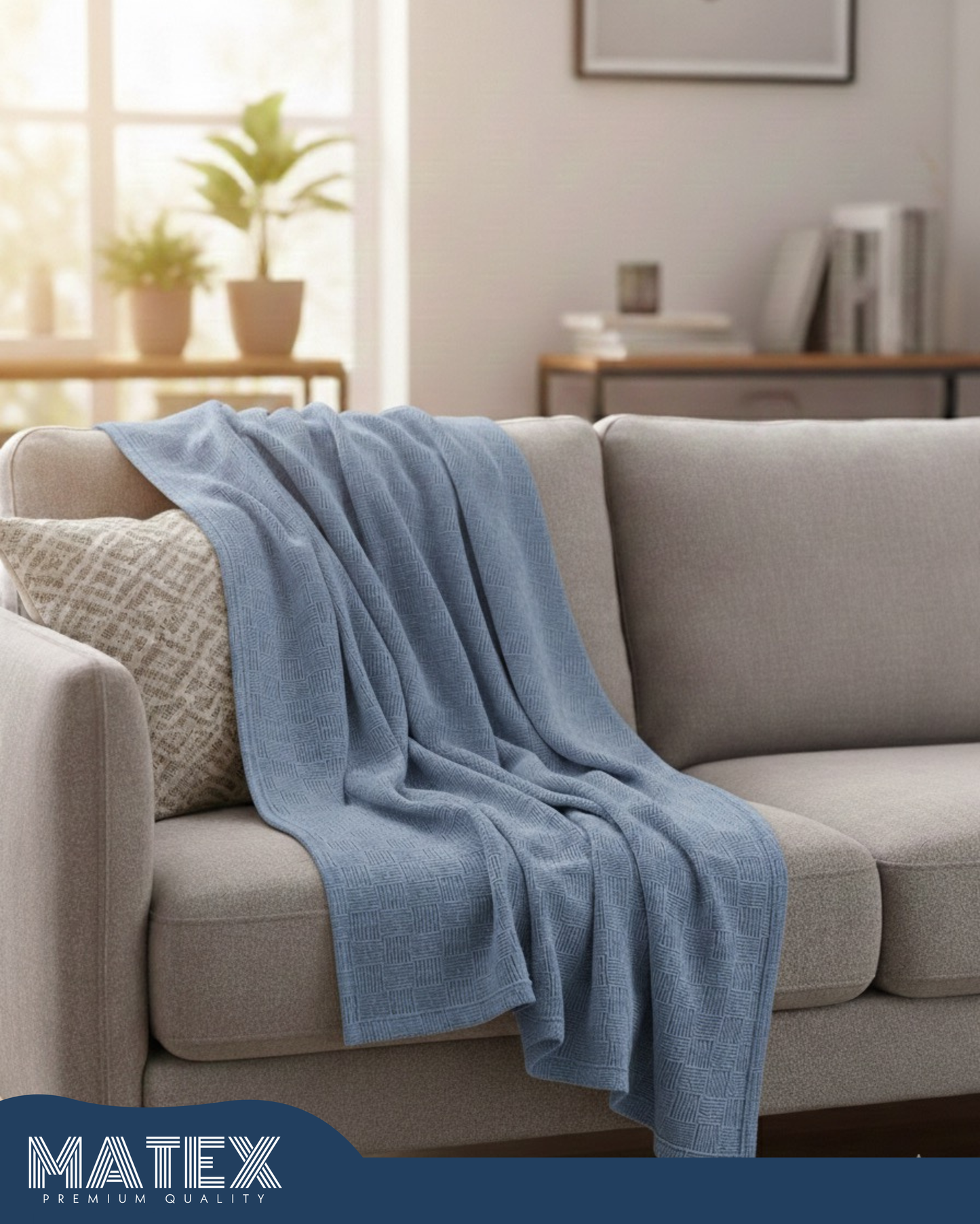 MATEX AirWeave™ 100% Cotton Piqué Blanket